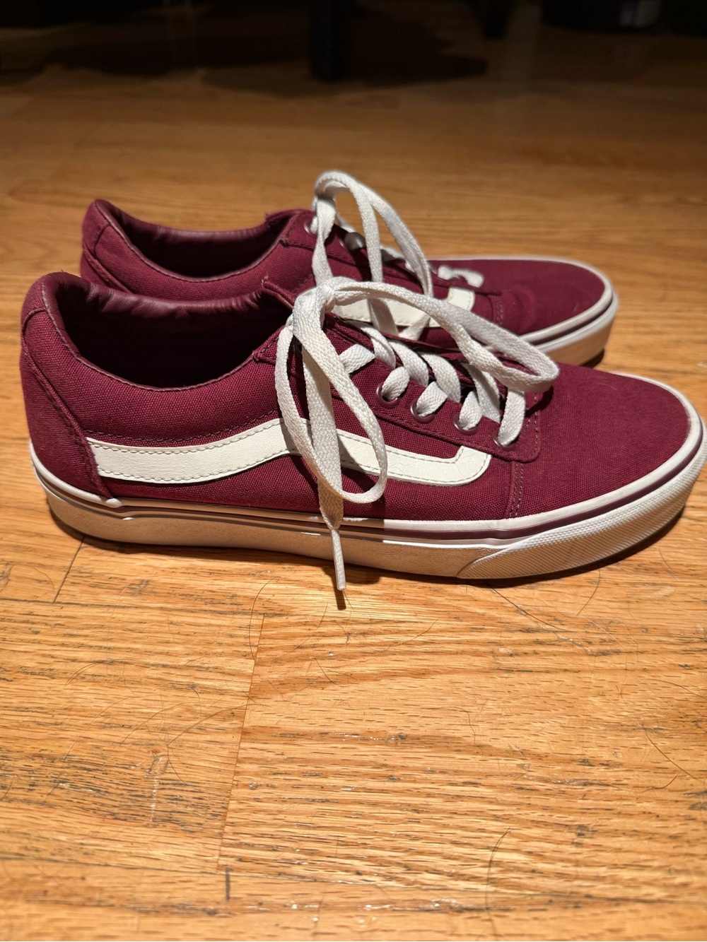 Maroon Vans Sneakers - Picture 4 of 7